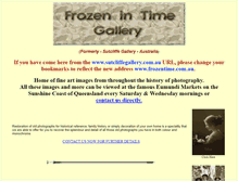 Tablet Screenshot of frozentime.com.au